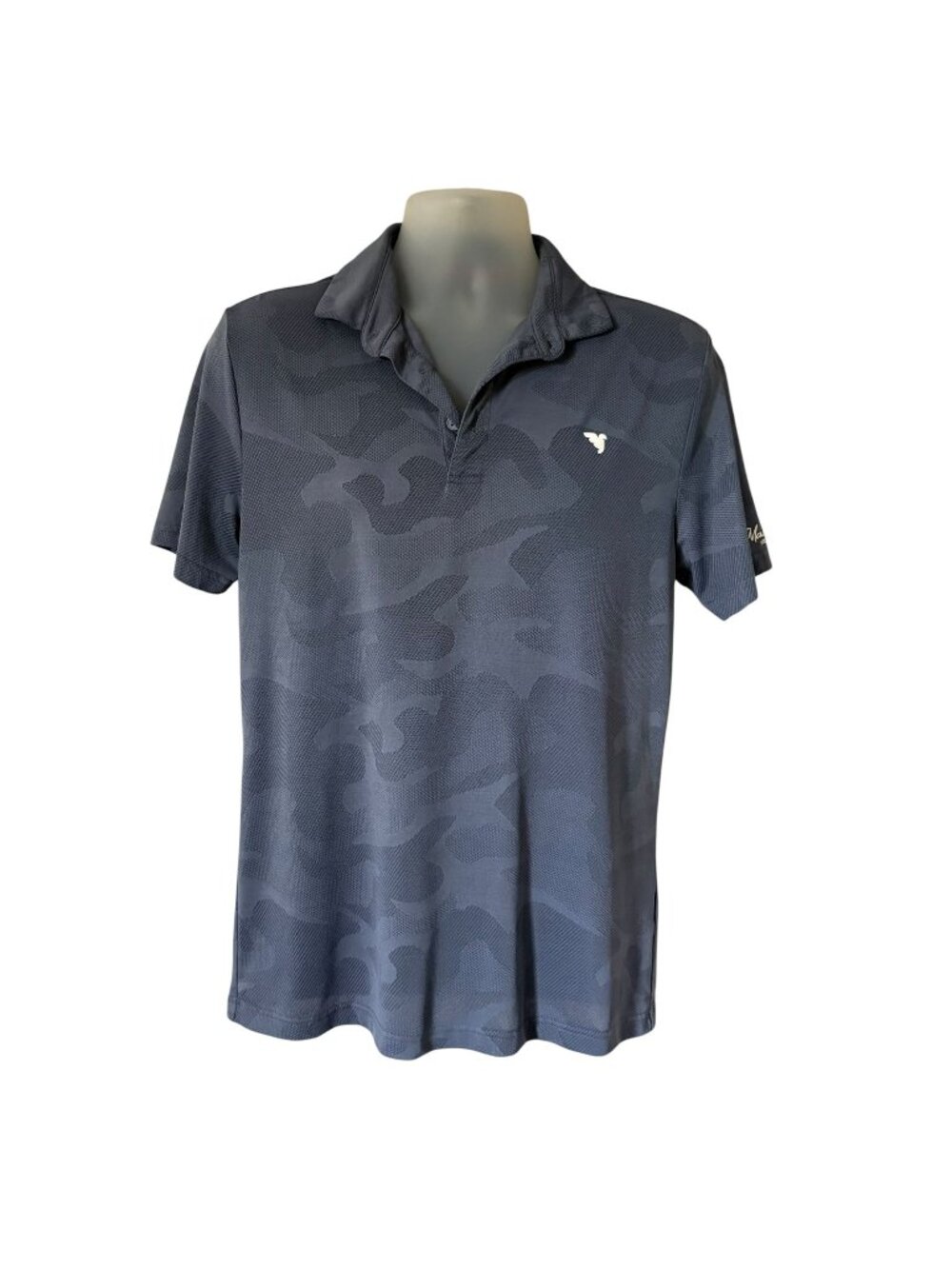 Macade Golf Concept Performance Golf Polo Shirt Mens Blue Size Medium